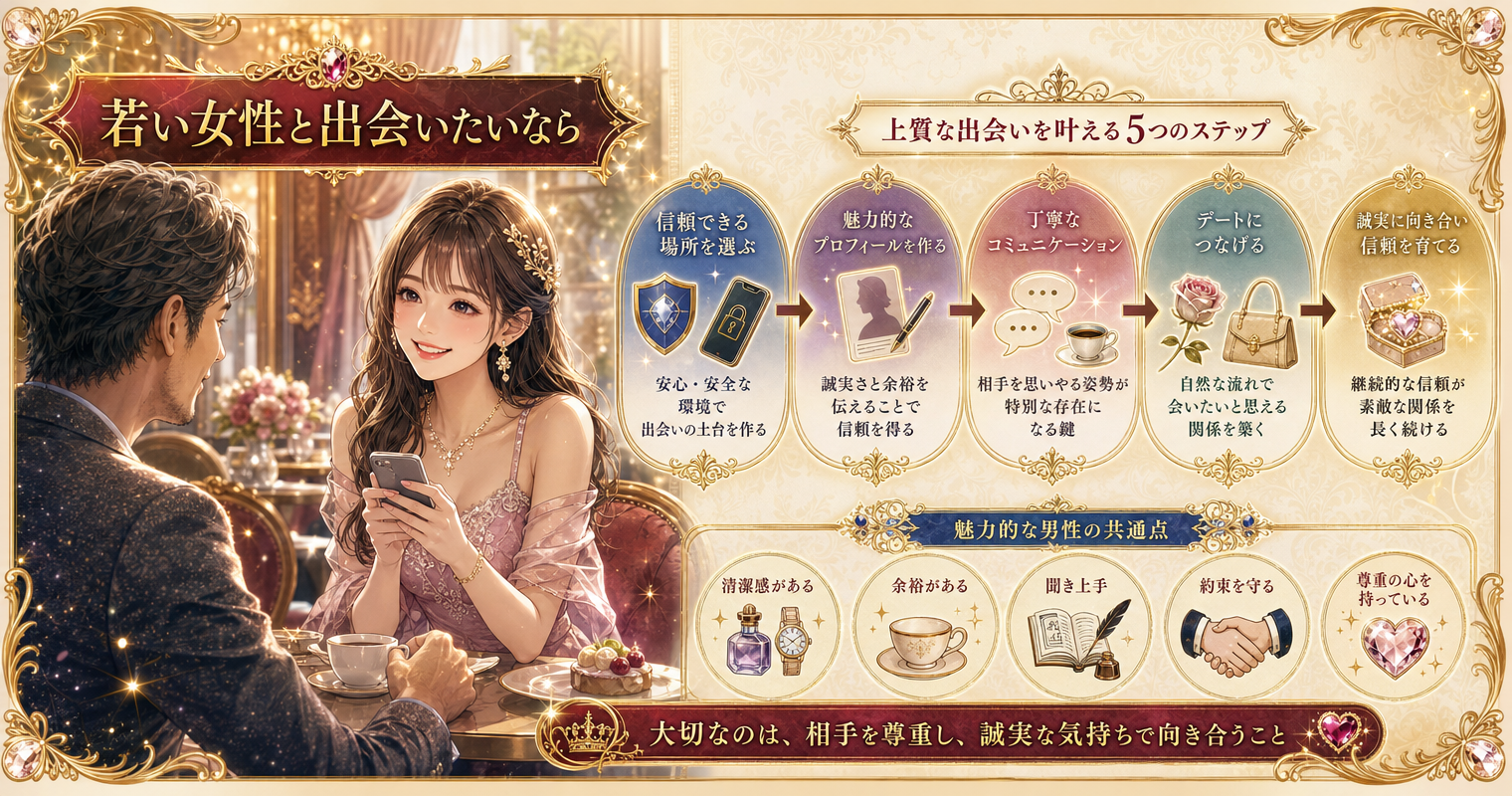 若い女性と出会いたいなら