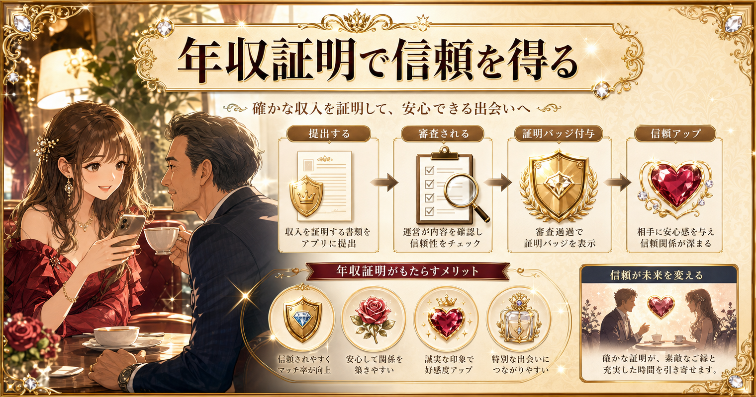 年収証明で信頼を得る
