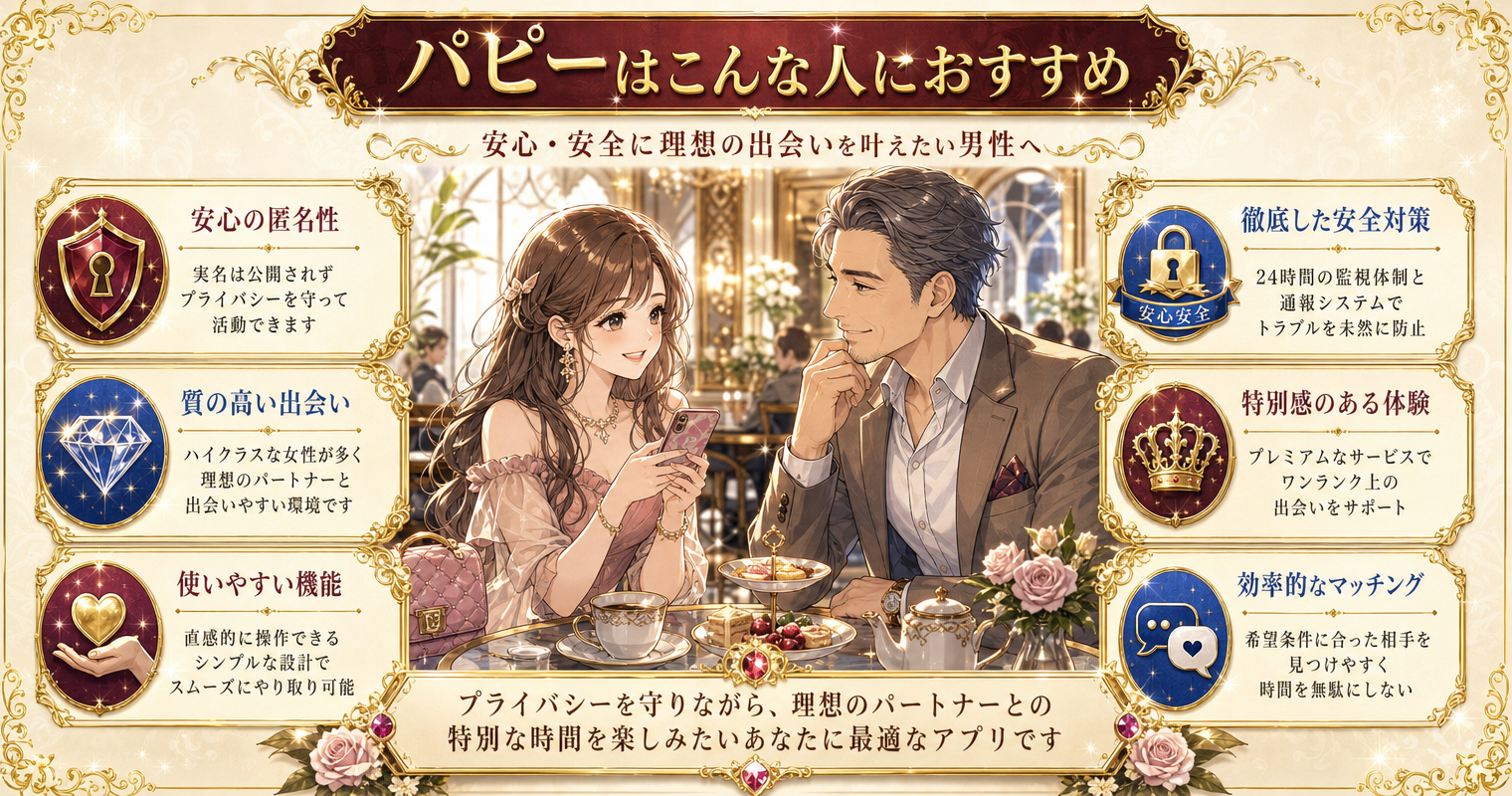 パピーはこんな人におすすめ