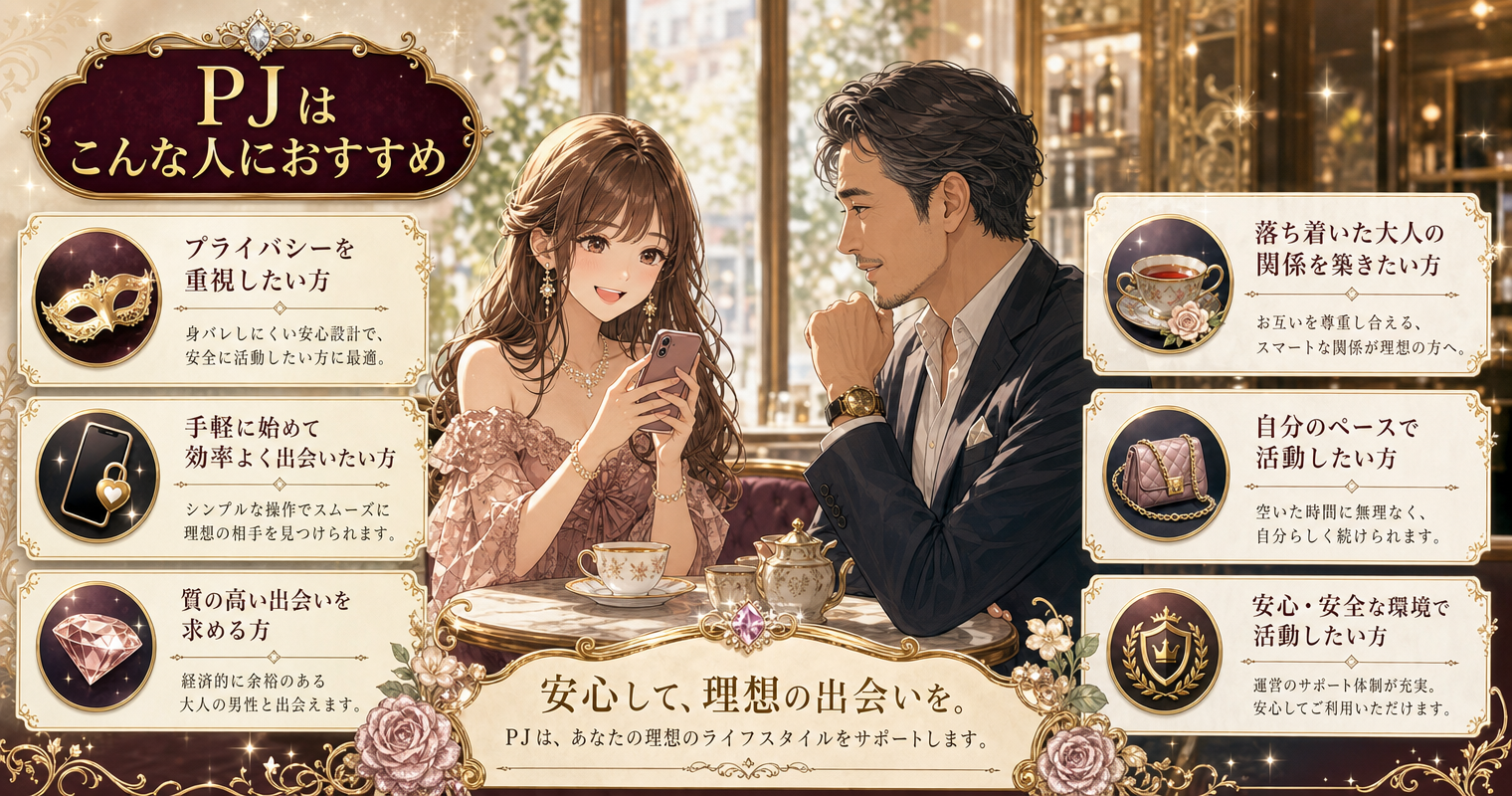 PJはこんな人におすすめ